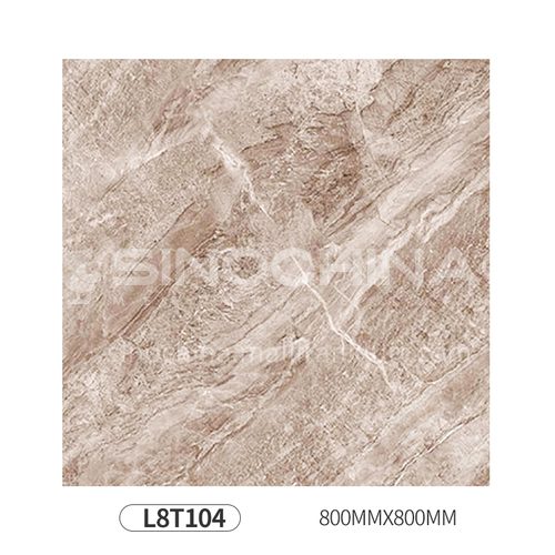 Simple and modern style whole body polished glazed floor tiles-L8T104 800mm*800mm